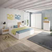 Cama Doble, Cama con Almacenaje, Medidas: 156 cm (Ancho) x 196 cm (Largo) x 37 cm (Alto) - details 9