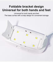 Mini secador hine portátil para manicura, lámpara de uñas de uso doméstico, 6 LED UV, 6W, Cable USB - details 4