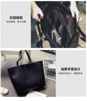 Nuevo bolso texturizado para mujer, bolso de mano portátil de alta gama para mujer, bolso negro impermeable, gran capacidad - details 3