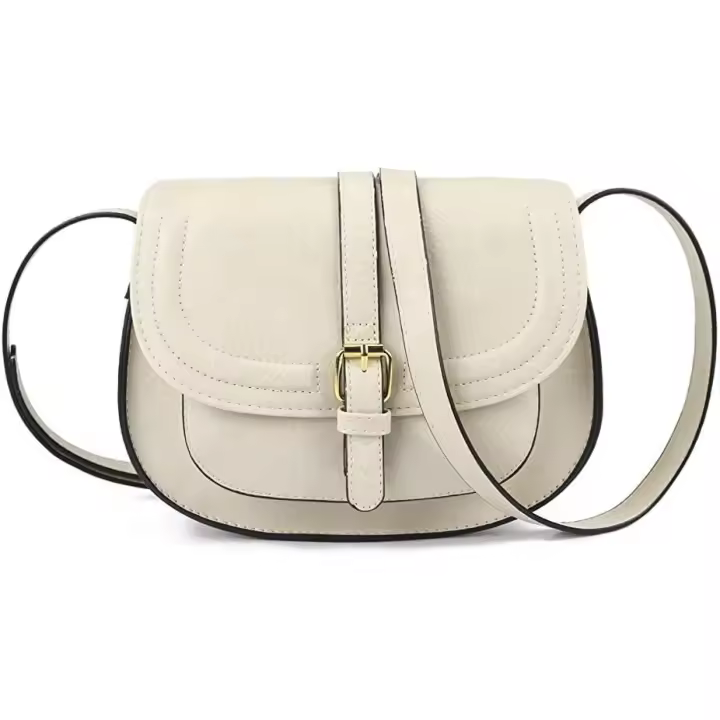 Bolso de Hombro de Cuero PU para Mujeres Bolso de Mano con Correa Desmontable - 1