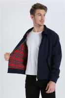 Chaqueta Bomber Retro clásica sólida europea para hombre, cortavientos, ropa de calle, abrigos de moda - details 9
