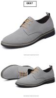 Zapatos Casuales de Oxforde Azul Talla Grande 38-48 Zapatos de Vestir Transpirables de Lujo para Hombres - details 29
