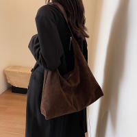 Bolso de Mano Transfronterizo para Mujer Nuevo, Versátil, Perfecto para Ir a Trabajar, Bolso de Hombro de Piel Retro, Bolso de Mujer con Textura de Gran Capacidad - details 5