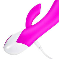 10-frecuencia flexible conejo vibrador palo fuerte duradero vibración de silicona masajero G punto clitoris estimulador del clítoris juguete sexual adulto producto sexual - details 14