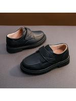 Zapatos de cuero negro para niño, mocasines suaves de estilo británico, a la moda, para primavera y otoño, 2023 - details 3