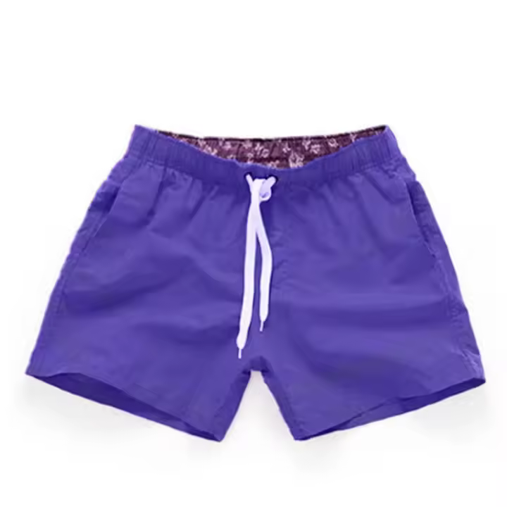 Pantalones cortos informales de verano para hombre, pantalones cortos de playa para entrenamiento físico, transpirables con bolsillos, ropa para Surf - 1