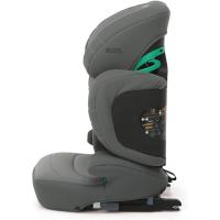para niños de 100 a 150 cm de altura, 3-12 años, conforme ECE R129, fijación Dualfix (Isofix y non), protección contra impactos laterales, desenfundable, gris - details 1