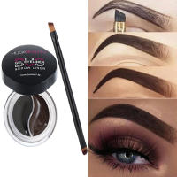 Crema de Cejas Impermeable de Alta Pigmentación Tinte de Ojos a Prueba de Sudor de Dos Colores - details 0
