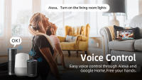 Tuya smart wifi switch 2gang, 16A Power Socket, panel de vidrio templado 153*82mm, funciona con Alexa/Google Home. - details 3
