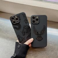 Funda de teléfono con relieve de TPU de dibujos animados para iPhone 16 Pro 14Pro max 13 Pro max 11 15 Pro 12 Promax 7 8 Plus XR XS borde recto carcasa suave. - details 0