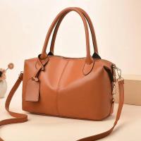 Bolso sencillo de color sólido a la moda para mujer, bandolera de hombro de gran capacidad para ir al trabajo, mochila de lujo de alta gama - details 1