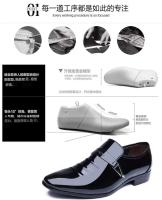 Zapatos casuales formales de cuero de Pu de acero inoxidable para hombres creativos de nuevo producto de oficina de negocios - details 1