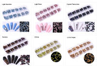 Piedras Preciosas KADS para Arte de Uñas 1500Pcs Rhinestones Flatback Round Crystal Diamond Decoración de Manicura Accesorios de Belleza Artificiales - details 3