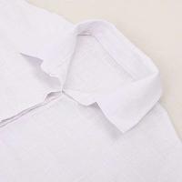 Para Praia blanco nuevo verano camisa de murciélago largo de algodón traje de baño cubierta Ups 2024 Sexy playa Polka Maxi vestido mujeres Bikini ropa de playa - details 11