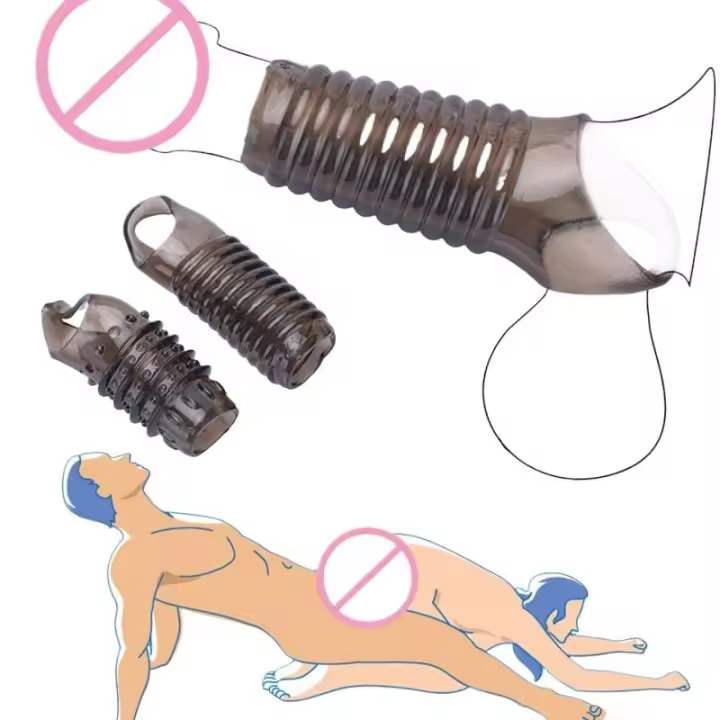 Leten Pellet Bump Sleeve productos de silicona para hombres, juguetes sexuales eróticos de retraso de espesamiento abierto, masturbador Anal hueco Gay Bdsm - 1