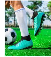 Zapatos de fútbol transpirables de caña alta para hombre y mujer. Zapatos de competición profesional para interior y exterior. - details 14