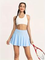 Siéntete genial mientras juegas al tenis: falda deportiva de yoga con pantalones cortos incorporados y bolsillos laterales - details 8