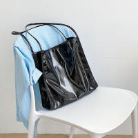 Bolso de hombro de charol de Color sólido para mujer, bolso de mano de lujo Simple, bolso de compras de viaje informal, bolso de mano - details 12