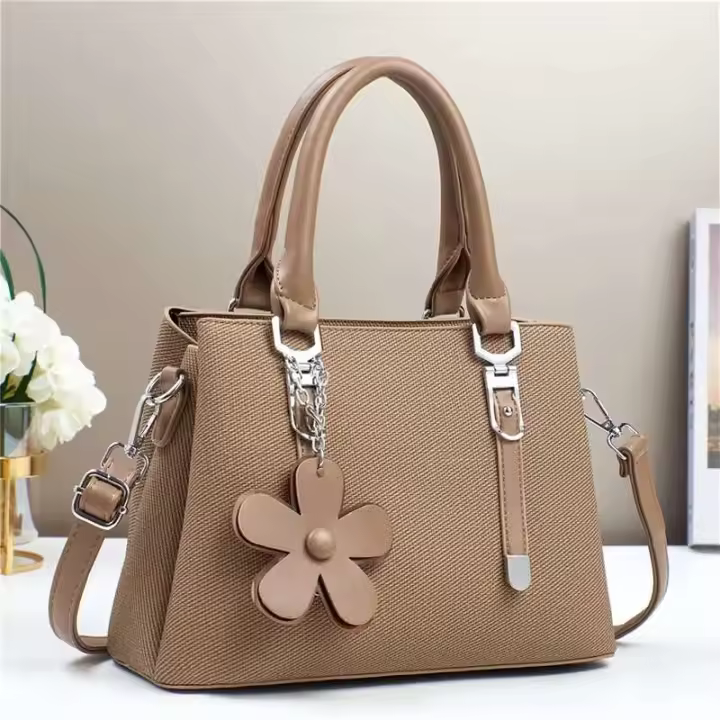 Bolso bandolera de lujo de alta gama para mujer, bolso de hombro hecho a mano de gran capacidad 21462, forro de poliéster - 1