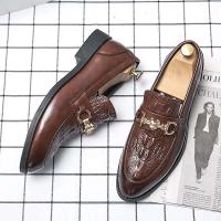 Zapatos Para Hombre Zapatos de diseñador casuales de cuero genuino para Hombre, Zapatos nuevos 2023 - details 3