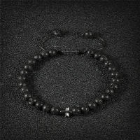 Pulsera de Piedra Natural 6mm Estilo Trenzado para Hombres y Mujeres Cruza de Oración Jesús - details 21
