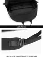 Mochila escolar de gran capacidad para hombre y mujer, morral Universal con colgante para ordenador, 1 unidad, 14 pulgadas - details 27