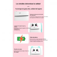 Mini Impresora Térmica de Etiquetas Teléfono Móvil Foto Pequeña Impresora de Error Portátil de Bolsillo para Estudiantes - details 10