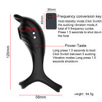 Anillo vibrador para pene para hombre, estimulador de clítoris, masaje del punto G, juguete sexual con Control remoto, 5 modos - details 5