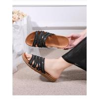 2025 Sandalias planas transpirables con diamantes de imitación - Zapatos de verano cómodos y bohemios para mujer para la playa, fiestas y uso diario, elegante moda primavera-verano - details 14