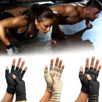 Guantes de compresión para artritis, manoplas magnéticas para terapia de salud sin dedos, soporte deportivo para la muñeca - details 1