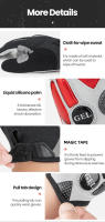 Guantes de invierno de dedo completo, manoplas de ciclismo Themal, a prueba de golpes, engrosados, SBR, Gel de Palma, antideslizantes, pantalla táctil, bicicleta - details 8