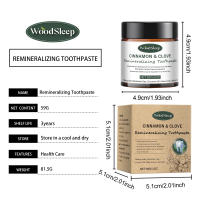 WOODSSLEEP Pasta de dientes de bentonita fresca que limpia los dientes, protege el esmalte, ingredientes suaves para el cuidado de los dientes - details 0