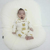 Conjunto de invierno para niñas Conjunto de ropa con estampado de oso lindo para niñas - details 0