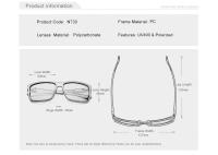 KINGSEVEN-Gafas de sol polarizadas TR90 para hombre y mujer, lentes cuadradas con espejo, accesorios - details 1