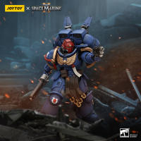 JOYTOY 1/18 figura de acción Ultramarines teniente Titus sargento Gadriel hermano Chairon modelo de Anime - details 5