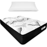 Colchón Híbrido Viscoelástico Eco Box Núcleo de Almohadillas Ensacadas, ComodidadÓptima, Firmeza Intermedia, Antiácaros Antibacteriano, Hipoalergénico 90 x 190 - details 9