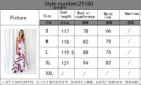 Vestido largo floral con tirantes finos bohemios sin mangas con cuello cuadrado informal de verano para mujer - details 0