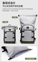 Nueva mochila para hombre de gran capacidad de color contrastante mochila de fitness para ir al trabajo bolsa de viaje bolsa de ordenador - details 4