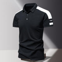 Polos de Verano de Algodón 100% Camiseta de Cuello Elegante para Hombres Manga Corta Alta Calidad - details 4