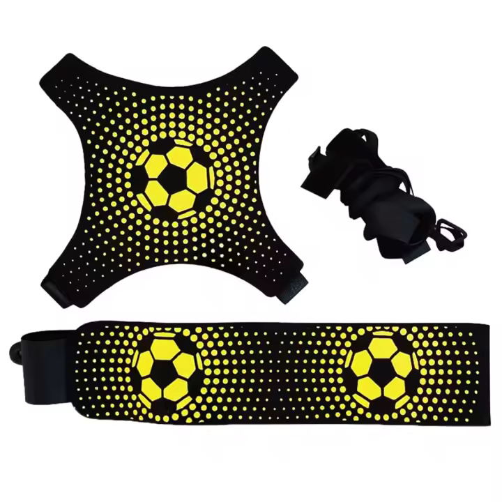 Cinturón de entrenamiento de balón de fútbol para niños y adultos, entrenamiento de Kick Throw Solo, Ayuda de entrenamiento, habilidades de Control, cinturón ajustable - 1