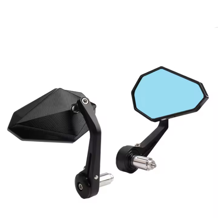 Respacerace Mirores de Manillar Universal para Motocicleta Mirores de Barra Lateral de 22MM 7/8" para KTM rc200 Z400 ninja500 ducati MV cfmoto 800MT nk650 450SR - 1