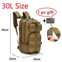 Mochila Impermeable de Nailon para Exteriores, Bolsa Militar Táctica, Morral de Deportes, Artículo de Acampada, Senderismo, Pesca y Caza, 10 l, 50 l, 1000D - details 10