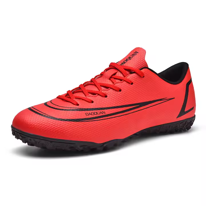 Zapatillas de Fútbol de Cuero de Alta Tuspa Zapatos Deportivos para Hombres para Entrenamiento Profesional Suela de Goma Natural Cierre de Cordones - 1