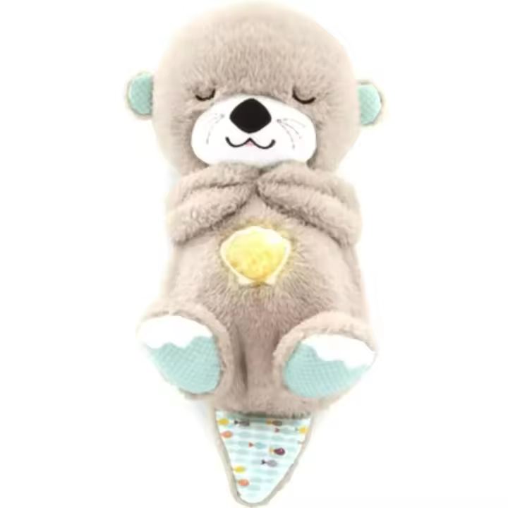 Nutria Respirador Juguete de Peluche Suave Dormilón para Bebés con Sonido Recién Nacido - 1