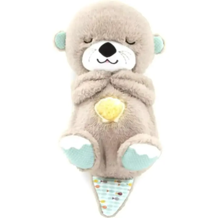 Nutria Respirador Juguete de Peluche Suave Dormilón para Bebés con Sonido Recién Nacido - 1