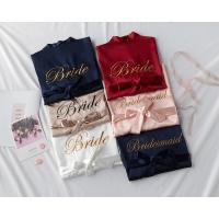 Bata de novia para dama de honor, bata Sexy para mujer, albornoz, camisón corto, ropa de dormir informal, Kimono de flores Geisha M L XL - details 4