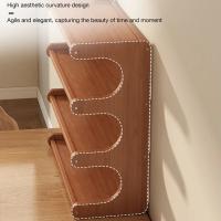 Estante de almacenamiento de escritorio de 2/3 niveles, soporte de mesa de madera compacto que ahorra espacio, estantería de escritorio multifuncional fácil de montar - details 2