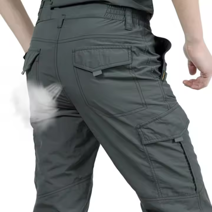 Pantalones de senderismo de secado rápido para hombre, pantalones transpirables de verano para exteriores, montañismo, pesca, senderismo, deporte, pantalones de camuflaje tácticos - 1
