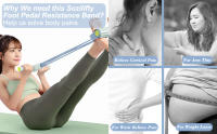 Pelacierres de Yoga de Latex Natural Equipo de Fitness de Alta Durabilidad para Estiramiento de Abdomen, Cintura, Brazo, Pierna Soporte Ortopédico Ajustable para Escoliosis - details 3