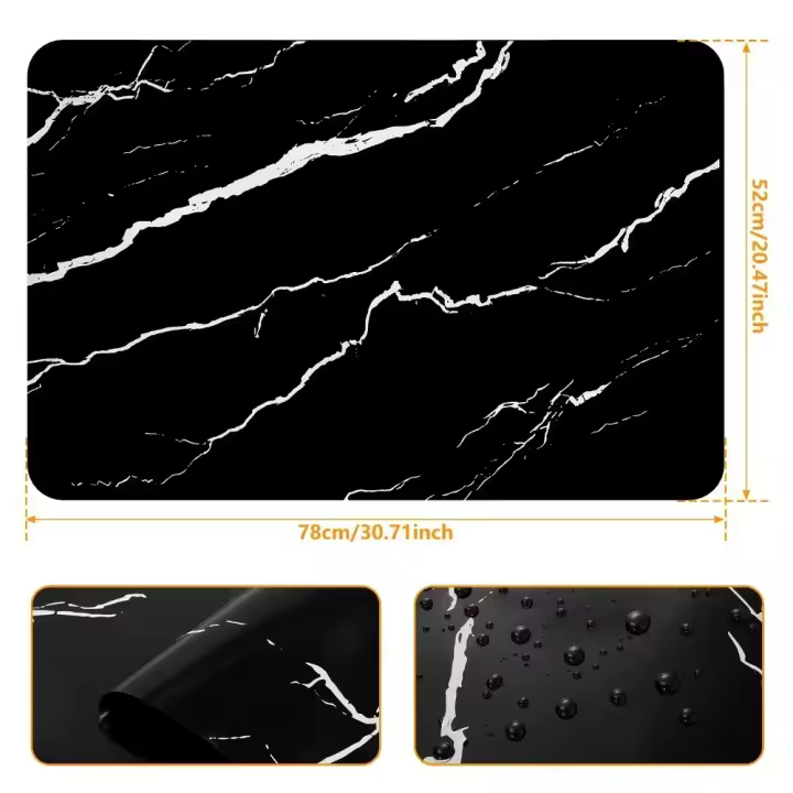 Tapete protector de silicona resistente al calor, Mantel Individual para mesa a prueba de aceite, antideslizante, fácil de limpiar, almohadilla de protección para cocina, Cocina de Inducción - 1